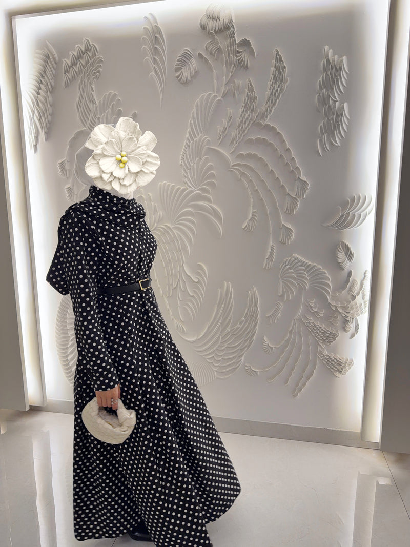 Polka Dot Maxi Dress